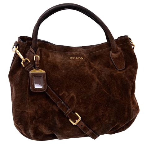 prada brown suede bag|prada suede shoulder bag.